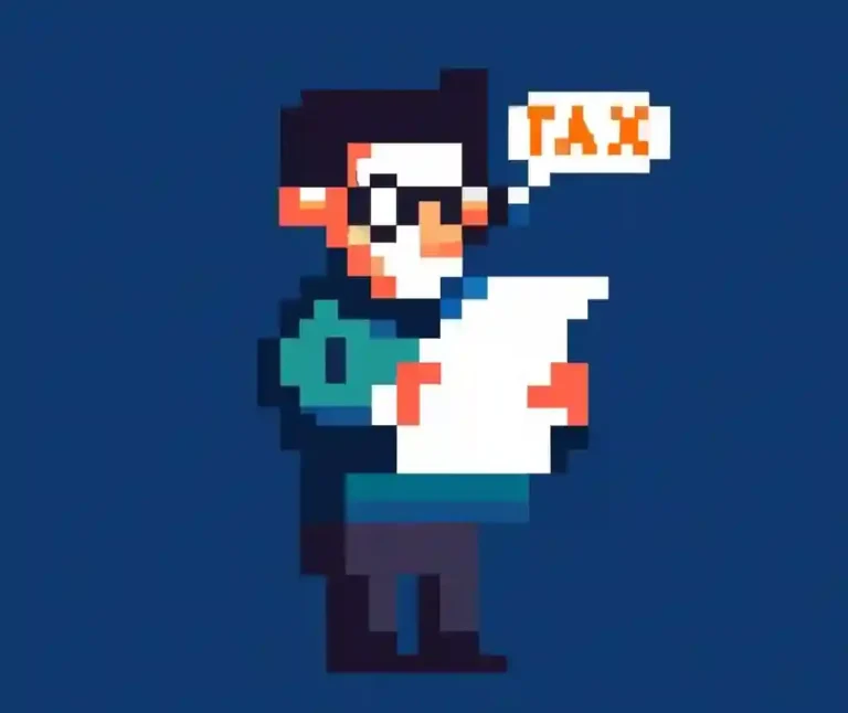 DALL-E-2022-09-07-09.53.52---Cryptopunks-NFT-character-filling-tax-forms-in-pixel-art-1.webp